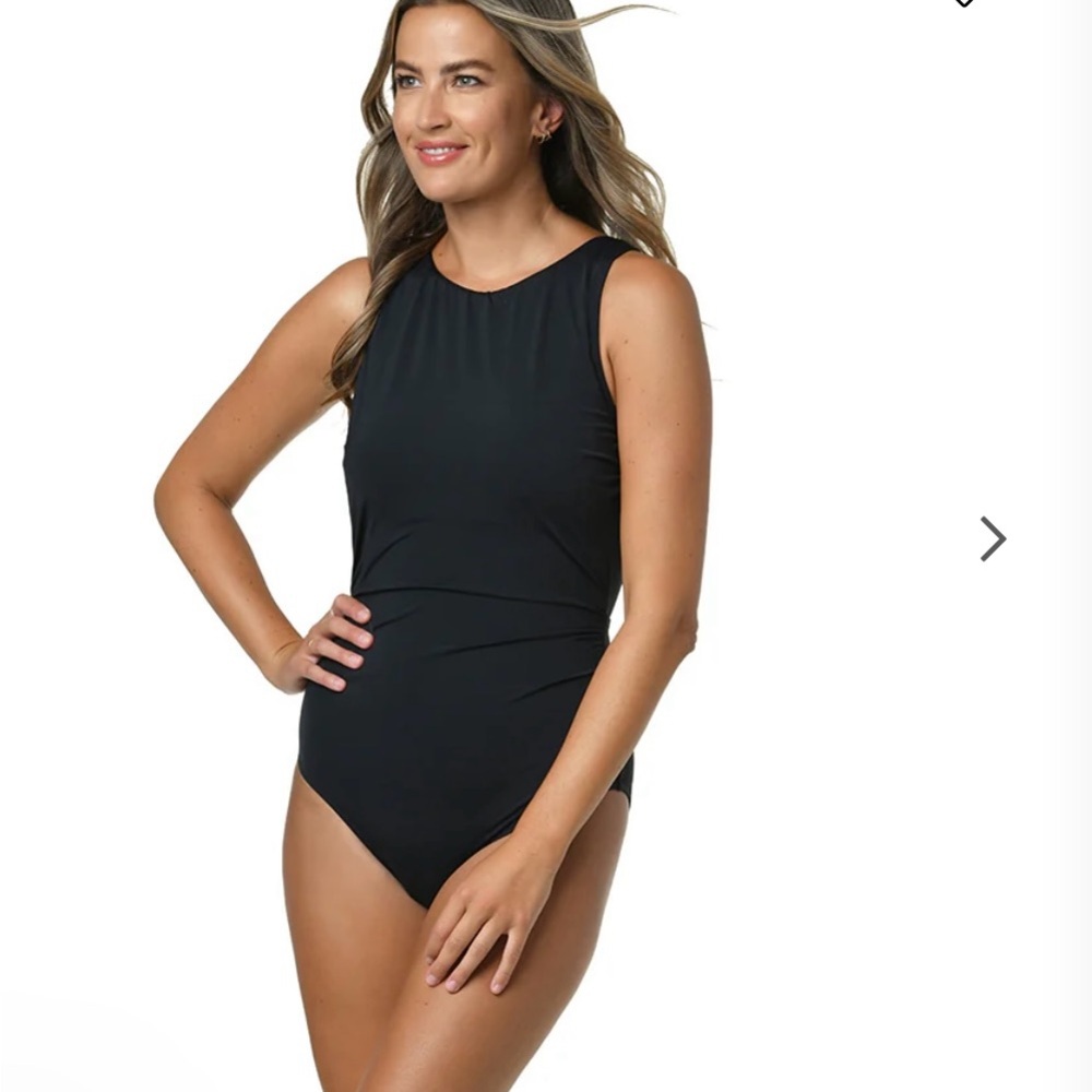 Jantzen Classic Black One-Piece Swimsuit.
